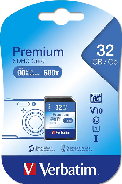 Verbatim Securedigital Sdhc Class10 32Gb