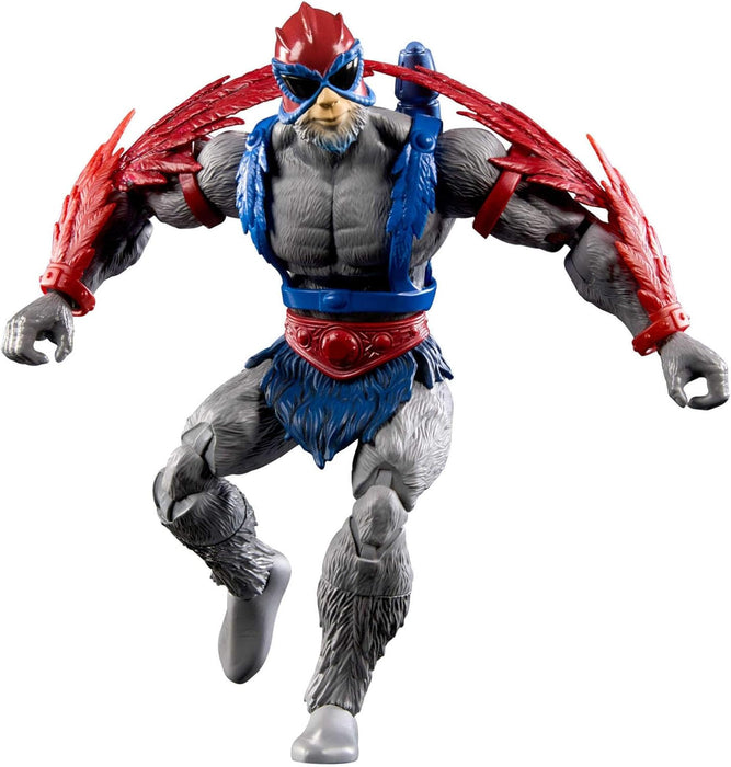 Masters of the Universe Masterverse Action Figure Vintage Collection Stratos, 7 Inch, 30 Articulations, Heroic Bird People Leader with Accessories, JBP96