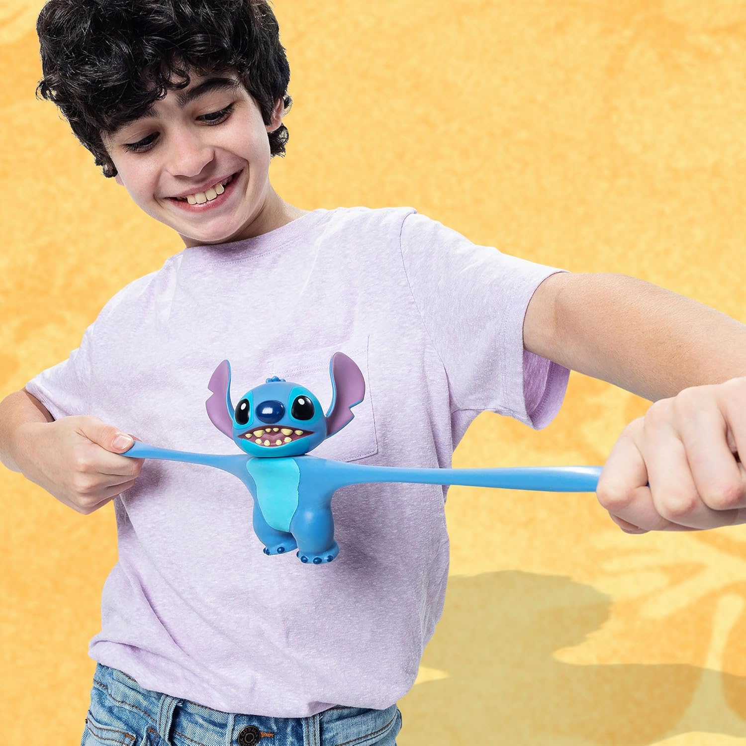 Basic Fun Stretch Armstrong Disney Stitch Figure – Super Stretchy Action Toy – Lilo & Stitch Crossover Collectible – For Ages 5+