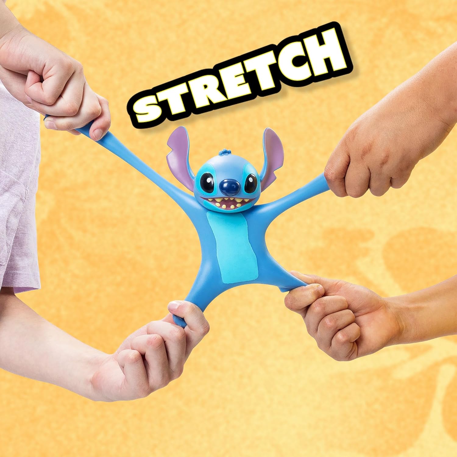 Basic Fun Stretch Armstrong Disney Stitch Figure – Super Stretchy Action Toy – Lilo & Stitch Crossover Collectible – For Ages 5+