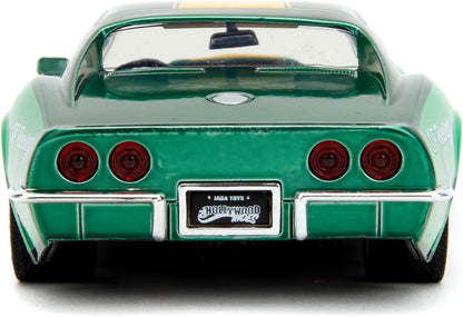 Jada - Street Fighter II, Cammy Chevrolet 1969 Corvette, Scala 1:24, Metallo, Rotelle, Apertura delle porte e Figura di Cammy (253255061