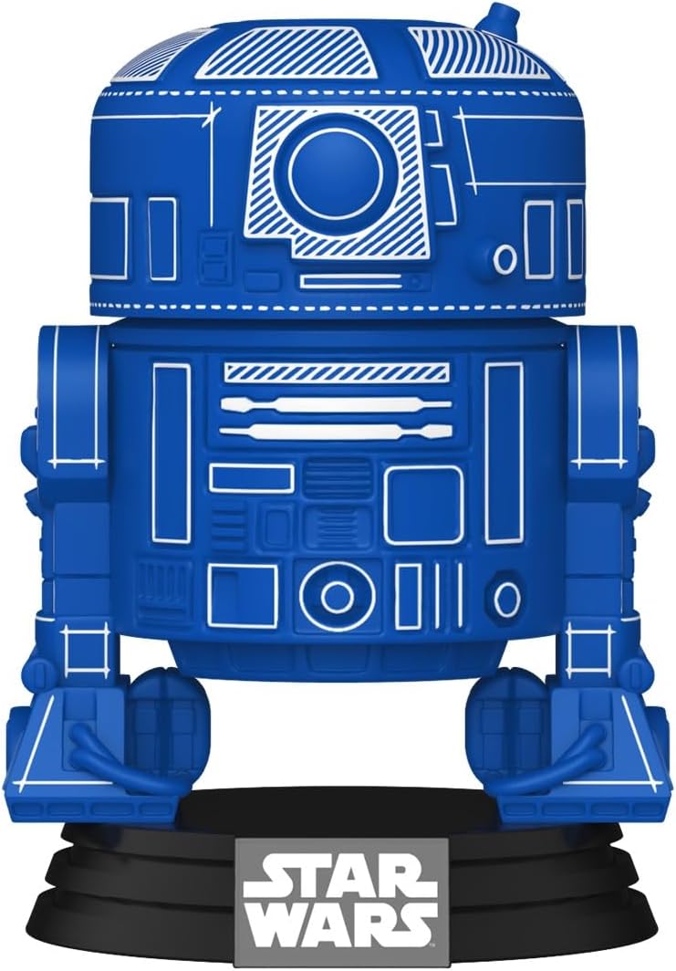 Funko Pop! Star Wars: R2-D2 (Blueprint) - Figurine en Vinyle à Collectionner - Idée de Cadeau - Produits Officiels - Movies Fans