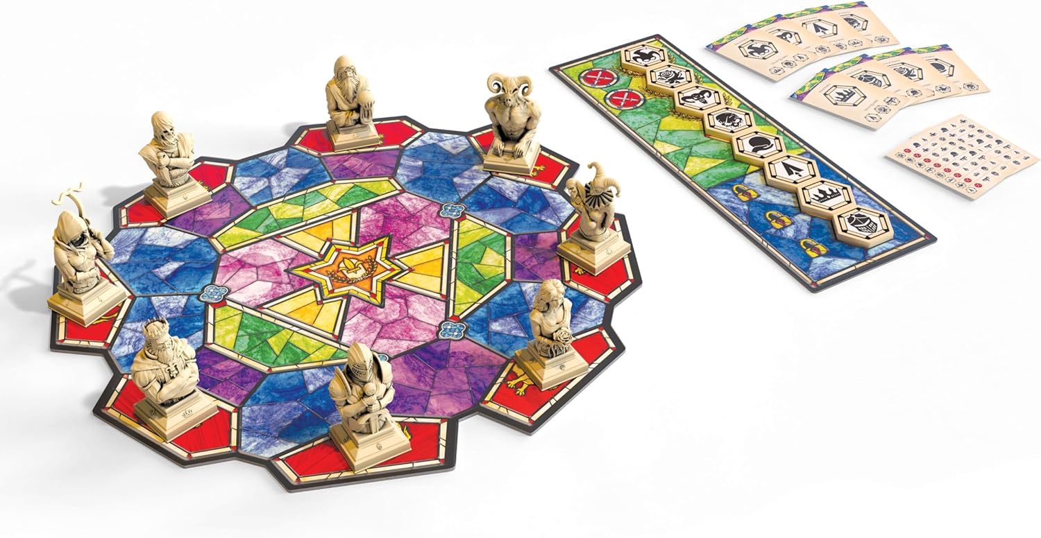 ENTHRONE – Abstract Deduction Strategy Game for 2 Players by Smirk & Dagger | Ages 10+ | 20–30 Min Playtime