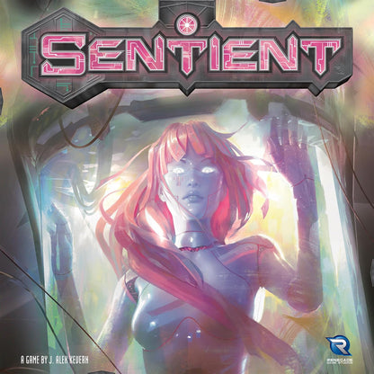 Renegade Games : Sentient – Édition révisée Tech Revolution Jeu de société, Nouveau Mode Solo et Robots mis à Jour, Robots de Construction et de Programme, à partir de 14 Ans, 1 à 4 Joueurs