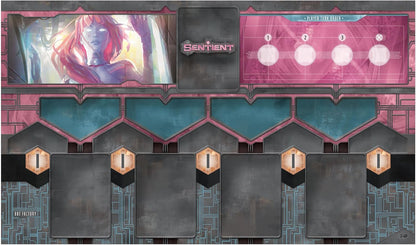 Renegade Games : Sentient – Édition révisée Tech Revolution Jeu de société, Nouveau Mode Solo et Robots mis à Jour, Robots de Construction et de Programme, à partir de 14 Ans, 1 à 4 Joueurs