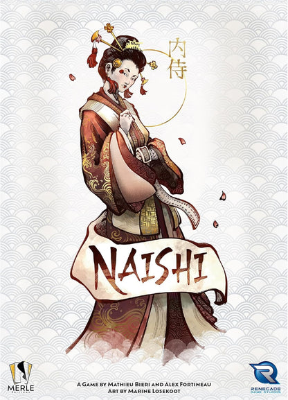 Renegade Games : Naishi Jeu de cartes de gestion de la main, duel stratégique au cœur de la cour impériale japonaise, contrôle du territoire, à partir de 14 ans, 2 joueurs
