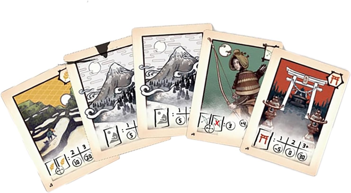 Renegade Games : Naishi Jeu de cartes de gestion de la main, duel stratégique au cœur de la cour impériale japonaise, contrôle du territoire, à partir de 14 ans, 2 joueurs