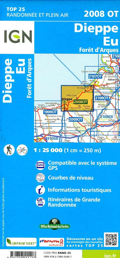 Dieppe / Eu / Forêt d'Arques