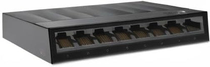 TP-Link LS1008G 8-Port Gigabit Network Switch, Desktop/Wallmount Ethernet Splitter, Plug and Play, Power Saving, Fanless design, Perfect for Home/Office/Surveillance