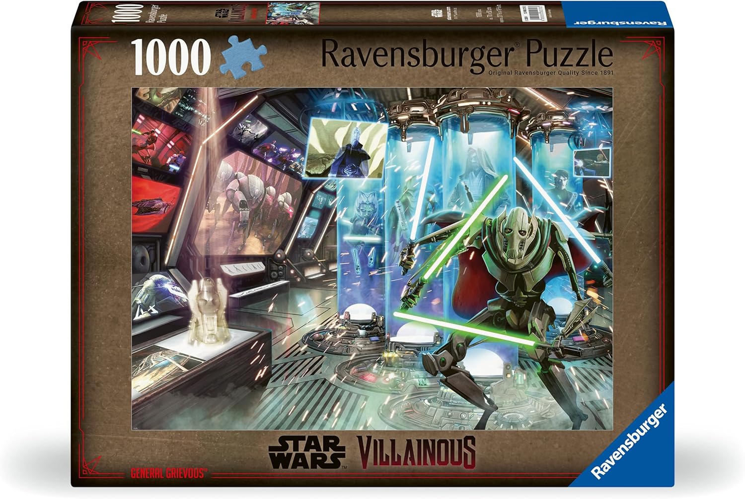 Erwachsenenpuzzle 1000 Teile - Star Wars Villainous - General Grievous