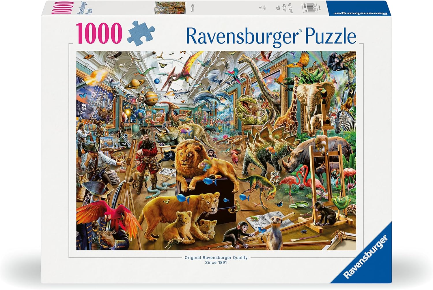 Erwachsenenpuzzle 1000 Teile - Chaos in der Galerie