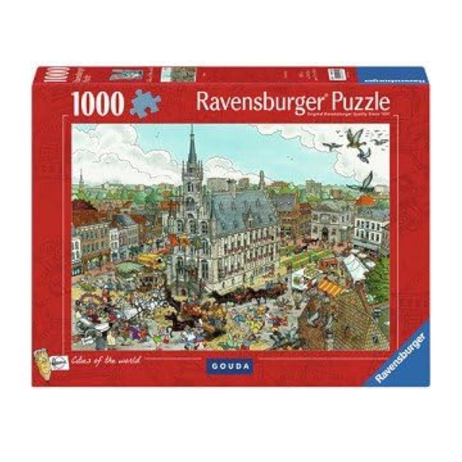 Ravensburger puzzel Fleroux Gouda - Legpuzzel - 1000 stukjes
