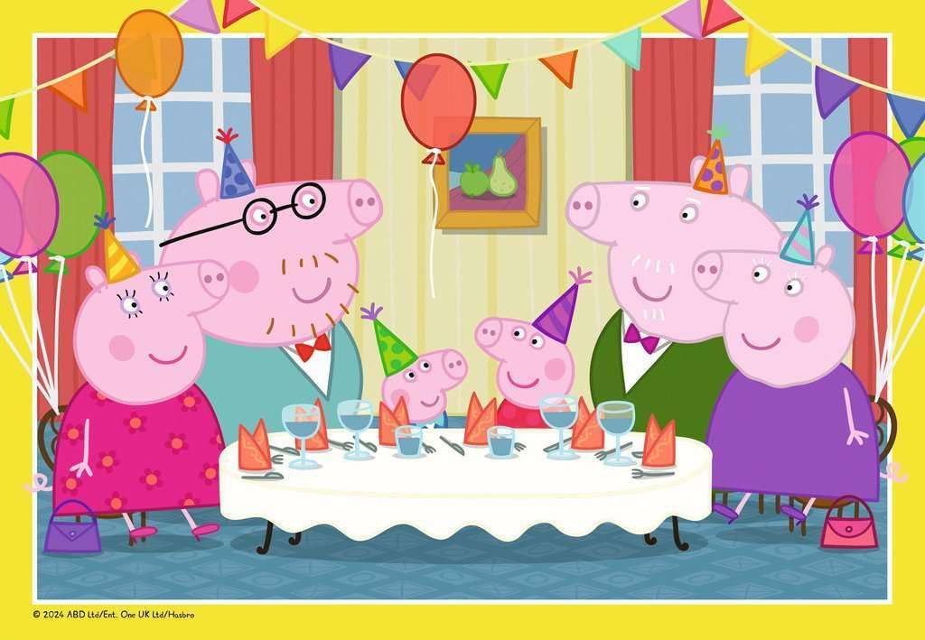 Ravensburger Puzzle: Peppa Pig - Time To Celebrate (2X12 Pcs) (12004017)