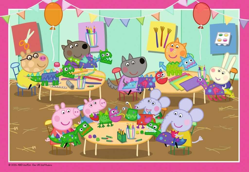 Ravensburger Puzzle: Peppa Pig - Time To Celebrate (2X12 Pcs) (12004017)