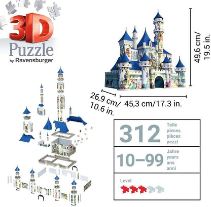 Ravensburger Puzzle 3d Disney Castle (216pcs) (12587)
