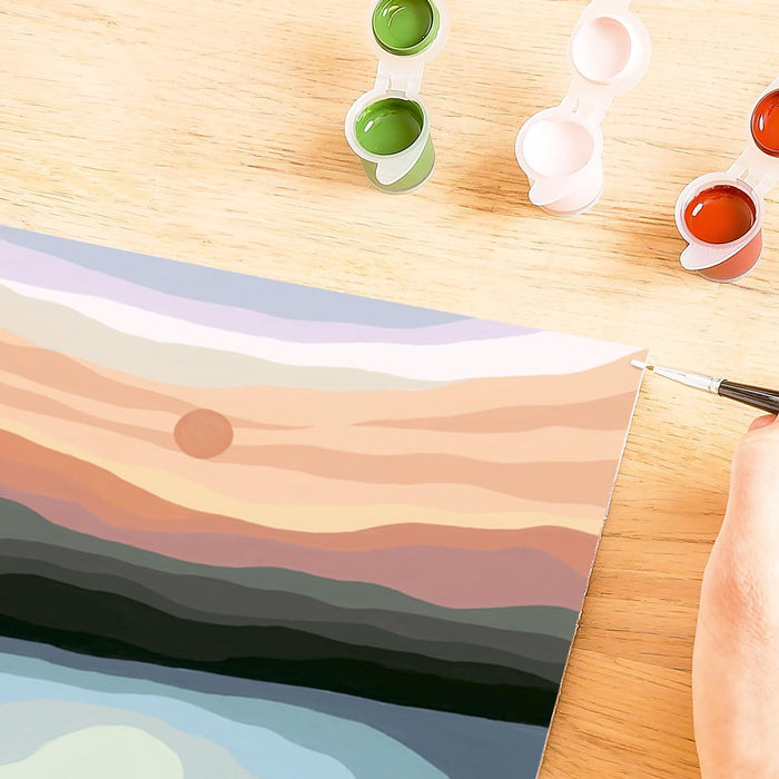 Schilderen Op Nummer - Minimalistic Landscape