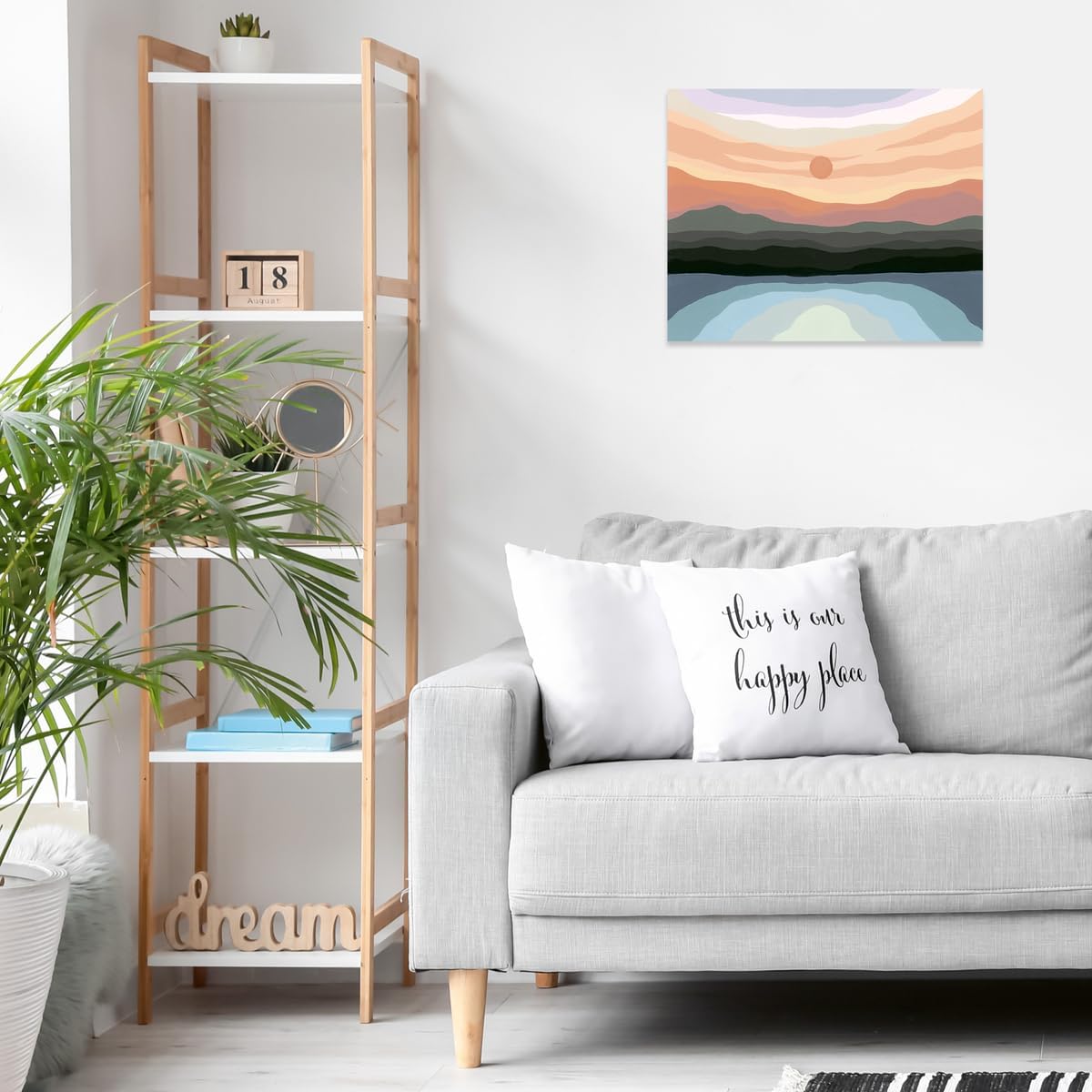 Schilderen Op Nummer - Minimalistic Landscape