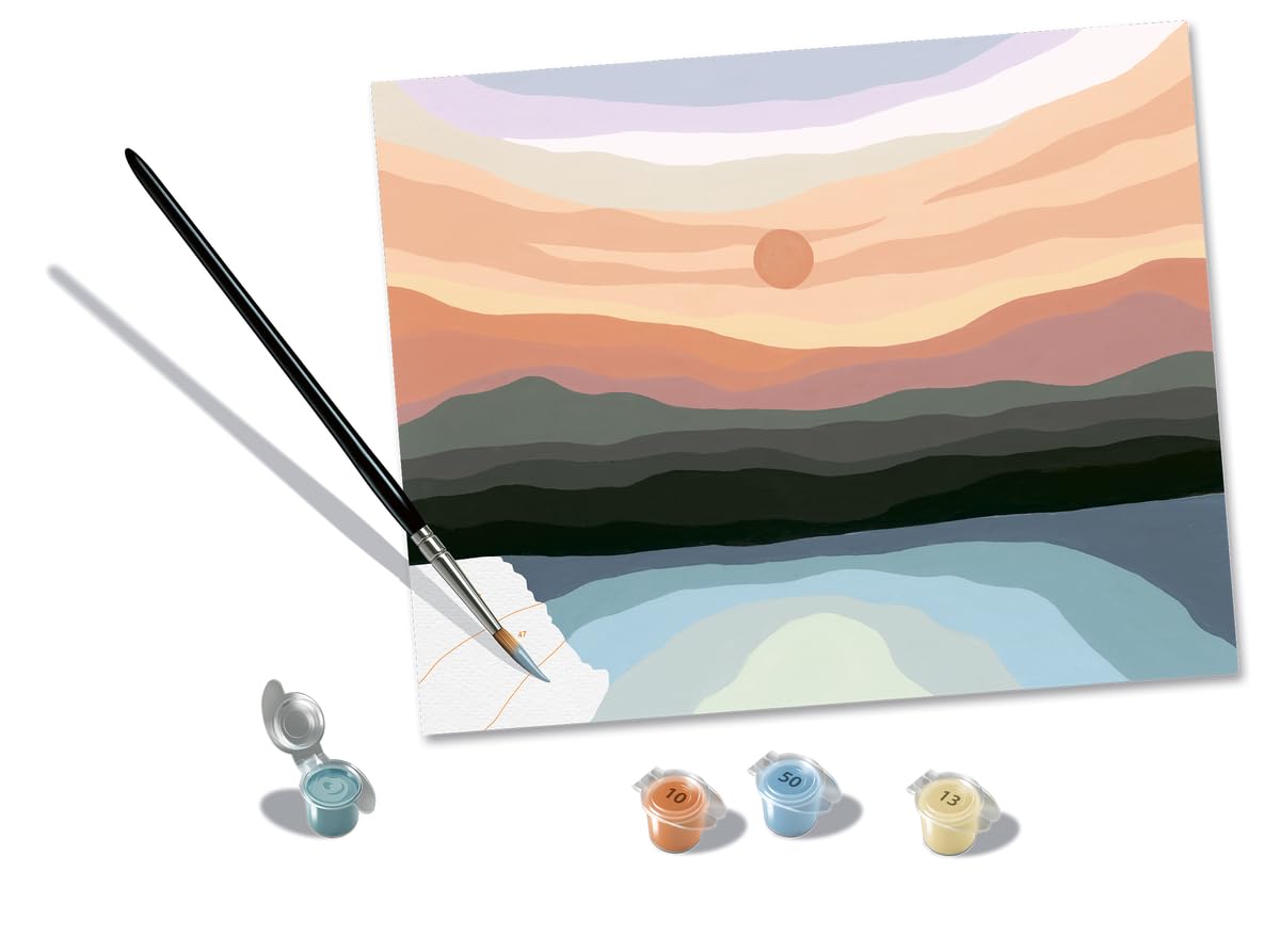 Schilderen Op Nummer - Minimalistic Landscape