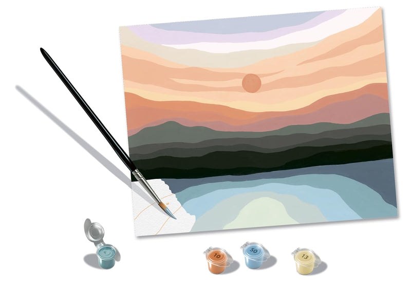 Schilderen Op Nummer - Minimalistic Landscape