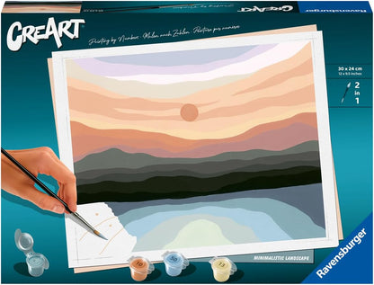 Schilderen Op Nummer - Minimalistic Landscape