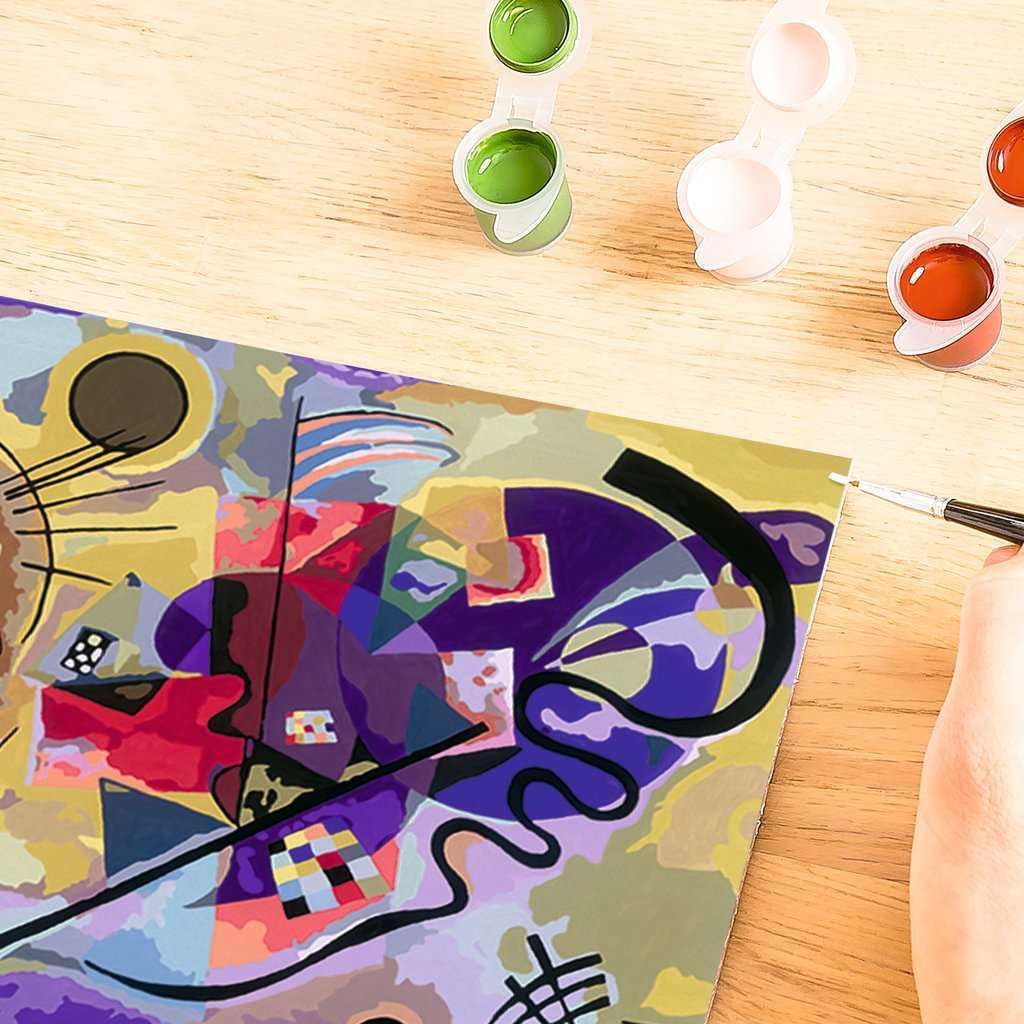 Ravensburger CreArt - Malen nach Zahlen 23650 - ART Collection: Yellow, Red, Blue (Wassily Kandinsky) - ab 14 Jahren