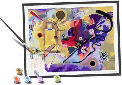Ravensburger CreArt - Malen nach Zahlen 23650 - ART Collection: Yellow, Red, Blue (Wassily Kandinsky) - ab 14 Jahren