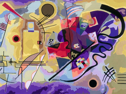 Ravensburger CreArt - Malen nach Zahlen 23650 - ART Collection: Yellow, Red, Blue (Wassily Kandinsky) - ab 14 Jahren
