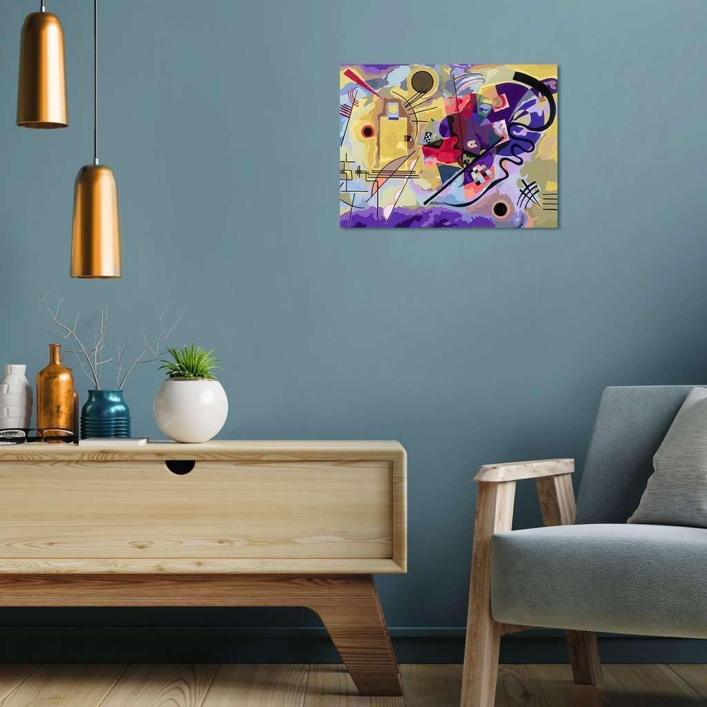 Ravensburger CreArt - Malen nach Zahlen 23650 - ART Collection: Yellow, Red, Blue (Wassily Kandinsky) - ab 14 Jahren