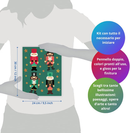 CreArt Adults Trend - Christmas Nutcracker Delight: Mit Gold- und Kupferfarbe!
