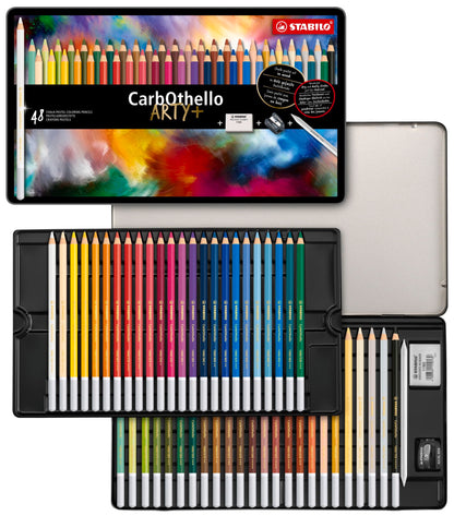 Stabilo - STABILO CarbOthello Metalen Etui 48st.