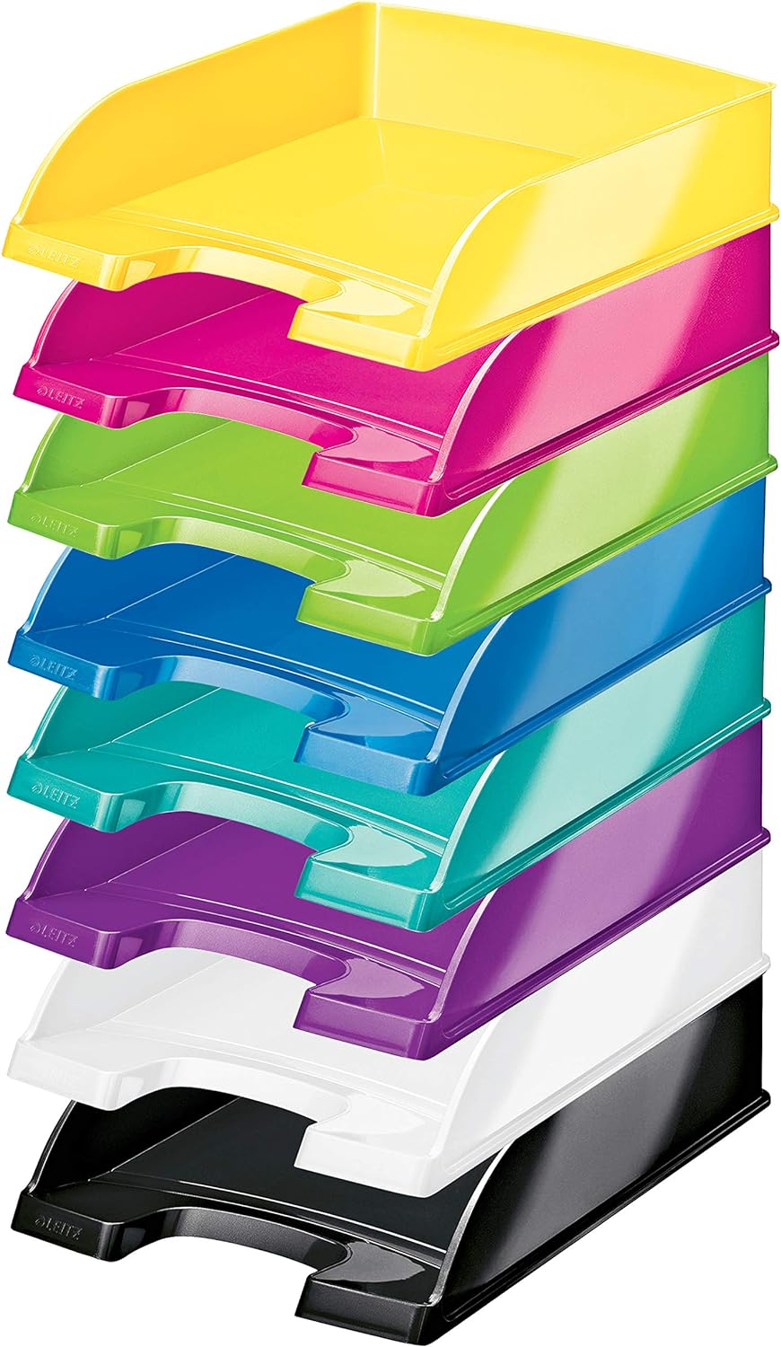 Leitz A4 Letter Tray, Metallic Blue, WOW Range, 52263036