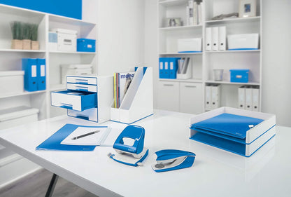 Leitz A4 Letter Tray, Metallic Blue, WOW Range, 52263036