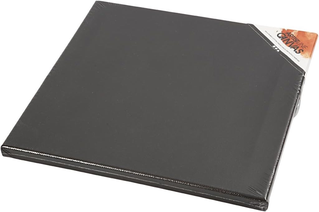Artistline Leinwand Gr??e 30x30 Cm Tiefe 16 Cm 10 Stck. Schwarz