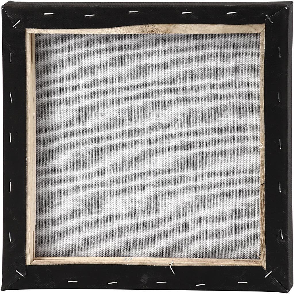 Artistline Leinwand Gr??e 30x30 Cm Tiefe 16 Cm 10 Stck. Schwarz