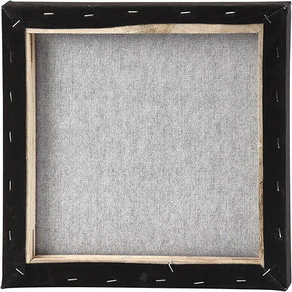 Artistline Leinwand Gr??e 30x30 Cm Tiefe 16 Cm 10 Stck. Schwarz