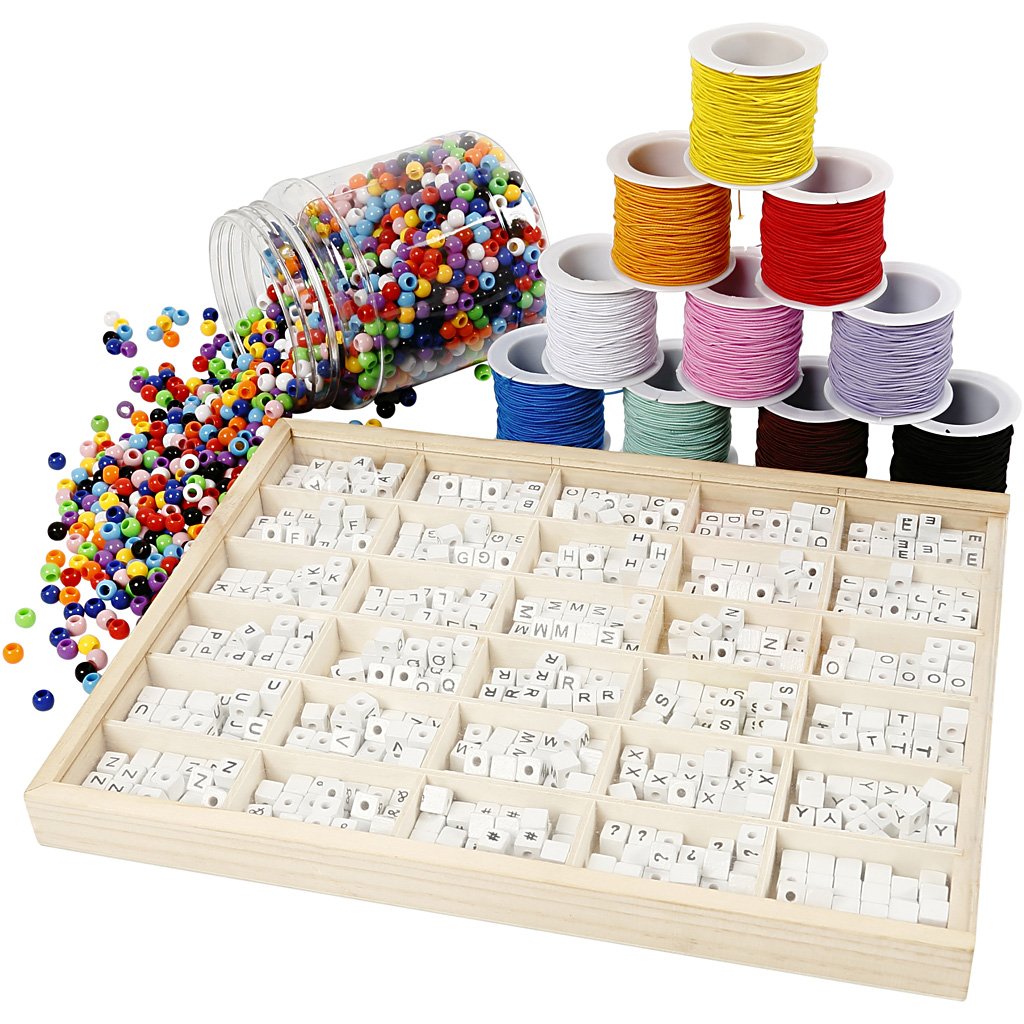 Letter kralen op je eigen armband, Creativ Learning, 1set