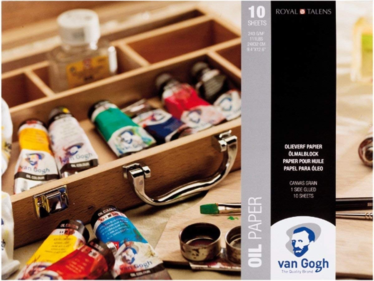 Van Gogh Blok met Olieverfpapier 10V 240G Formaat 24x32cm