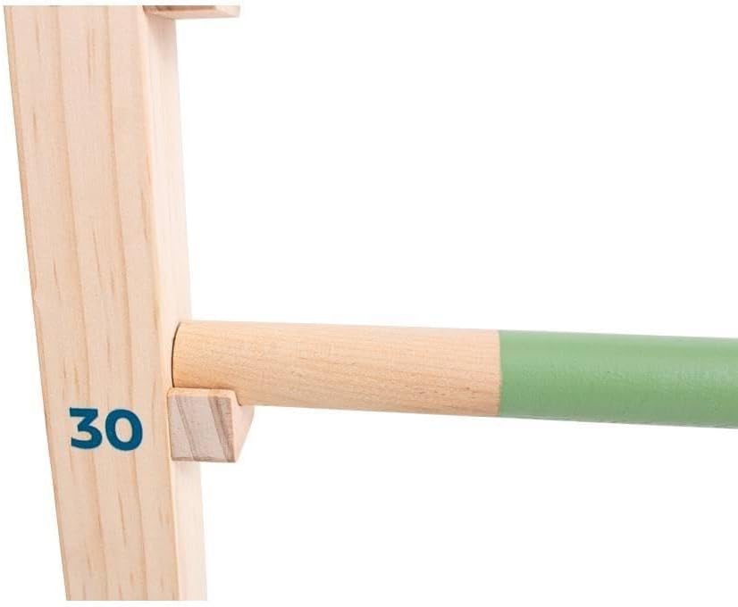 BS Toys Horse hordenloop, springhorde van FSC-hout, in hoogte verstelbaar obstakel voor springen, outdoorspeelgoed vanaf 6 jaar