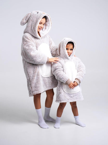 Noxxiez - Noxxiez Knuffel Hoodie Small Trui Konijn 3-6 Jaar