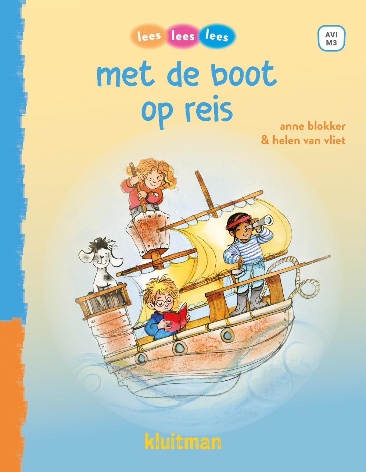 met de boot op reis