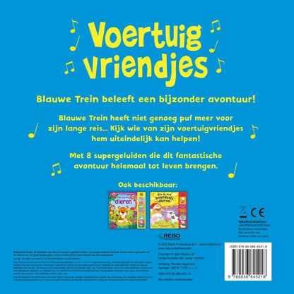 Rebo Publishers - Voertuigvriendjes - 8 Geluiden