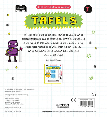 Rebo Publishers - Tafels - Rekenhulp