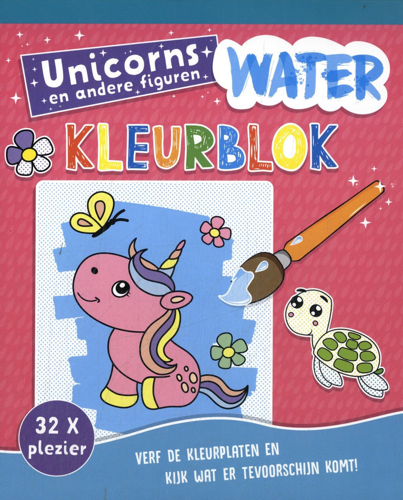 Rebo Publishers - Waterkleurblok Unicorns