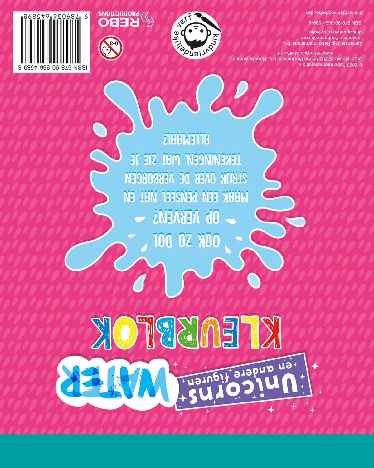 Rebo Publishers - Waterkleurblok Unicorns