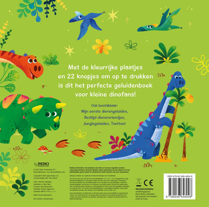 Dinowereld: Met 22 dinogeluiden!