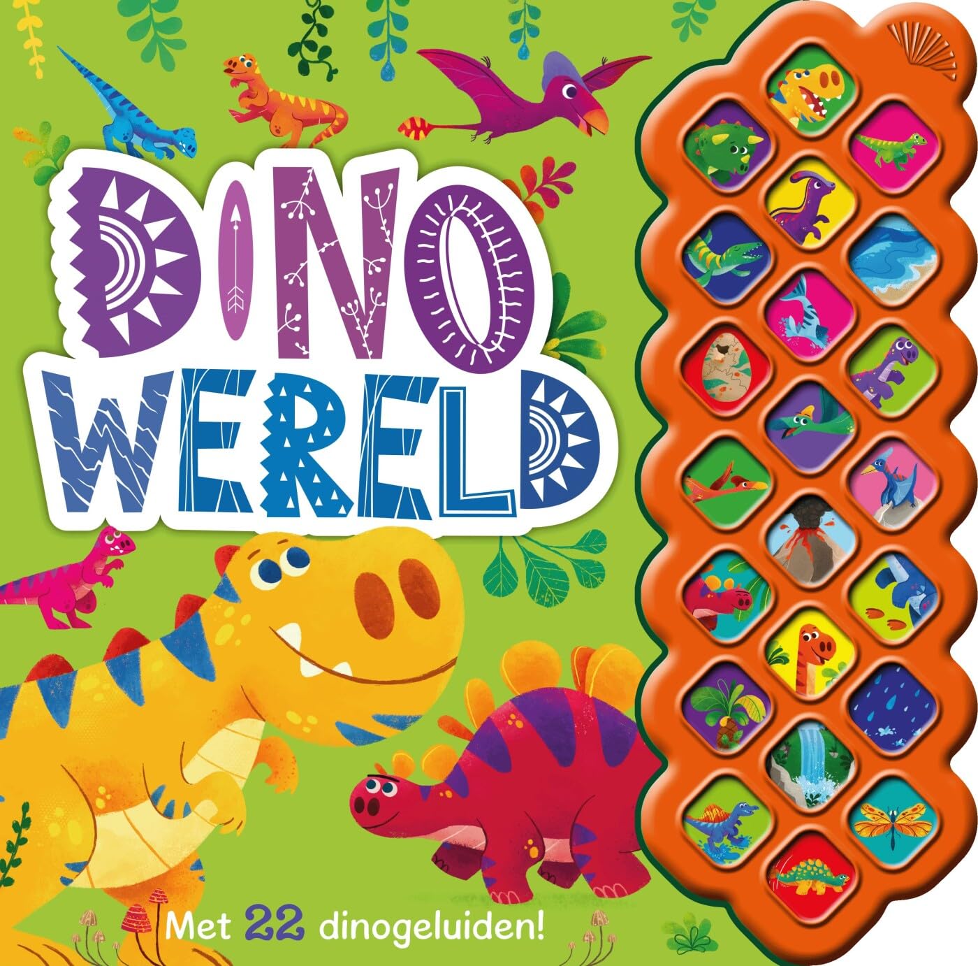 Dinowereld: Met 22 dinogeluiden!