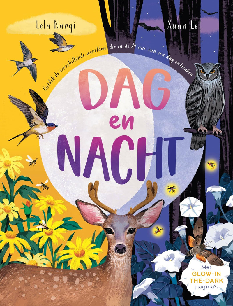 Dag en nacht: Met GLOW-IN-THE-DARK pagina's
