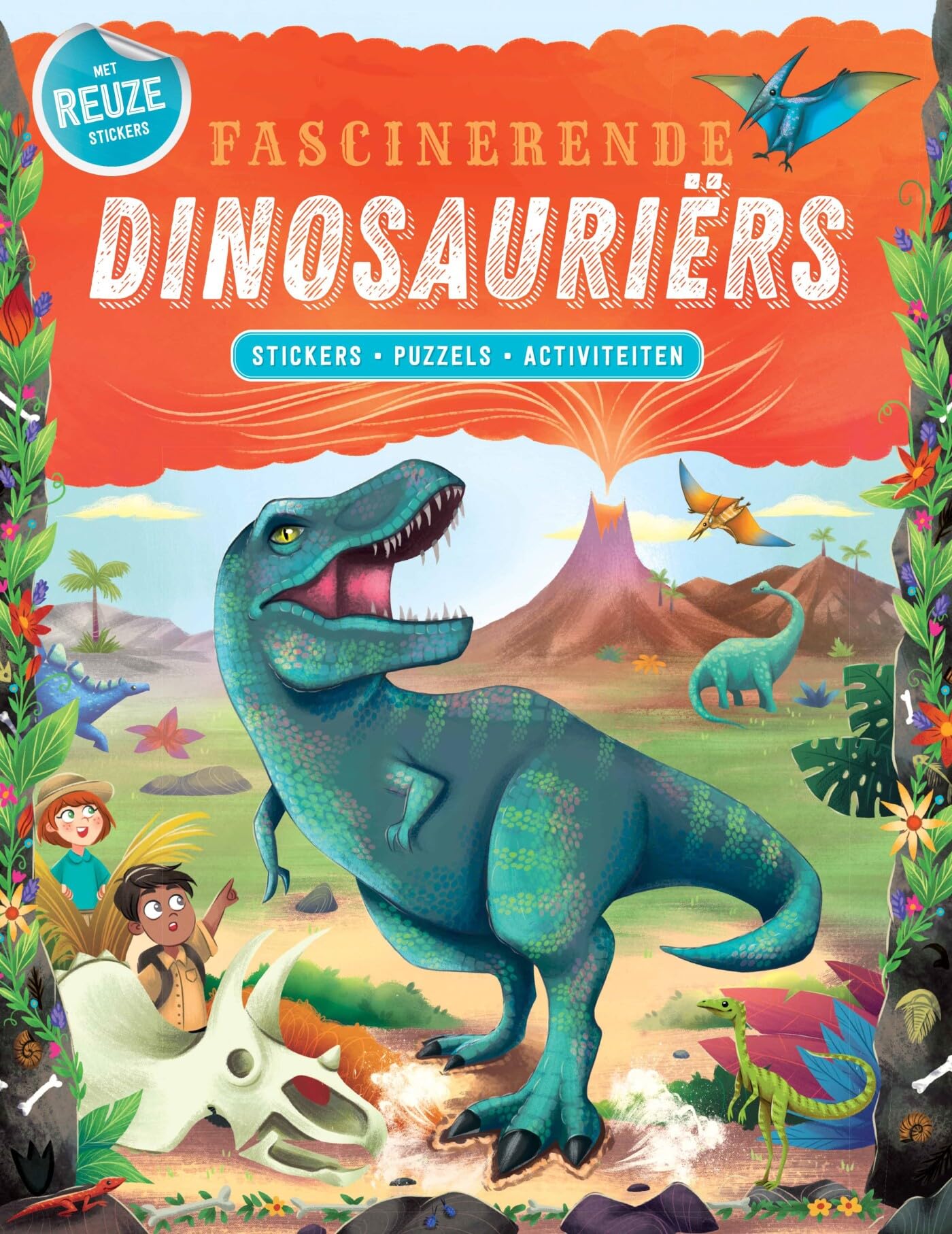 Rebo Publishers - Fascinerende Dinosauriers-Stickers