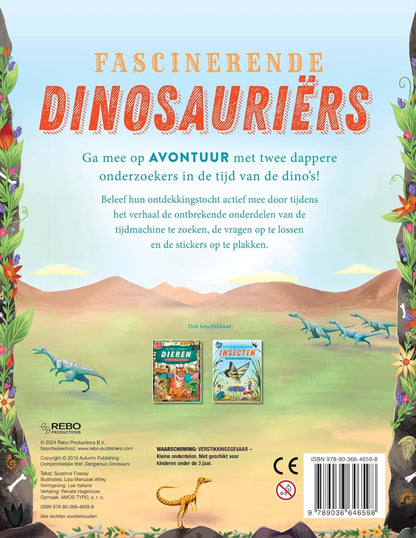 Rebo Publishers - Fascinerende Dinosauriers-Stickers