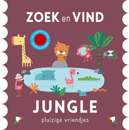 Rebo Publishers - Zoek en Vind - Jungle Pluizige Vriendjes